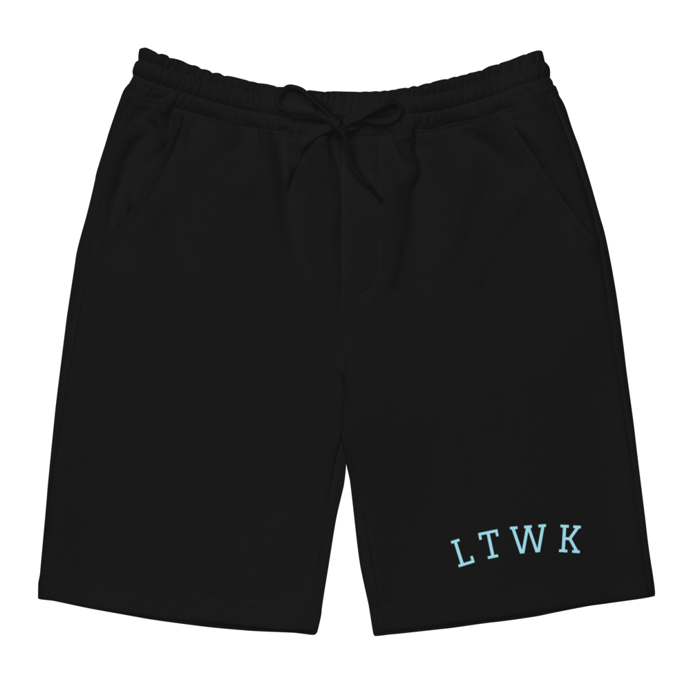 "Summertime" Print Shorts (Black)