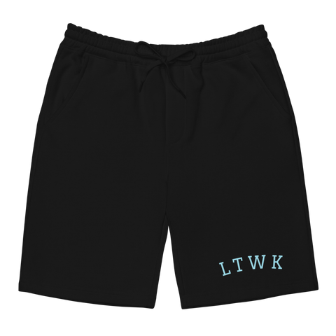 "Summertime" Print Shorts (Black)