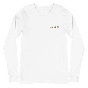 "Fancy" Embroidered Long-Sleeve (Black/White, Colors)