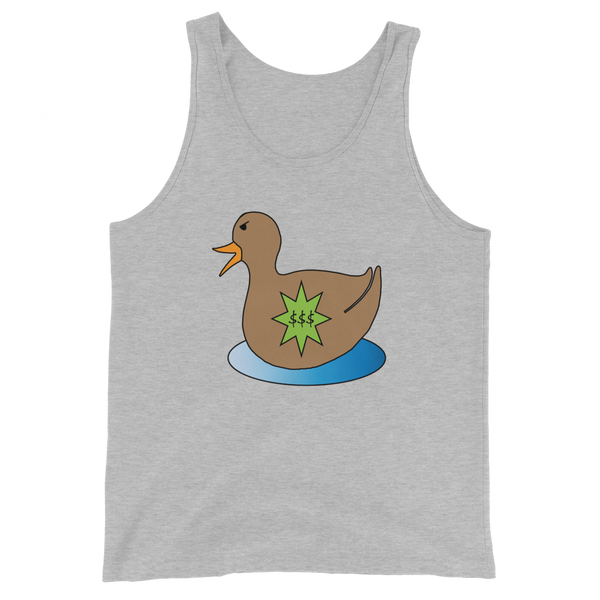 "Wealthy Duck" Tank Top (Black/White, Colors)