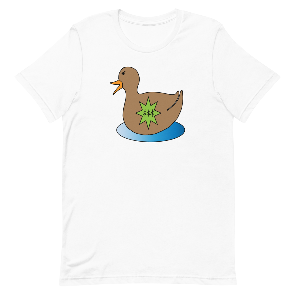 "Wealthy Duck" Short-Sleeve (Black/White, Colors)