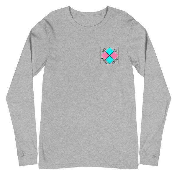 "Diamond Design" Long-Sleeve (Light Colors)