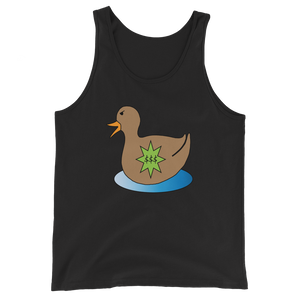 "Wealthy Duck" Tank Top (Black/White, Colors)