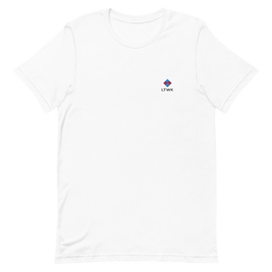 "Diamond Design" Embroidered Short-Sleeve (Light Colors)