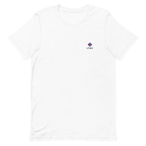 "Diamond Design" Embroidered Short-Sleeve (Light Colors)