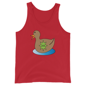 "Wealthy Duck" Tank Top (Black/White, Colors)