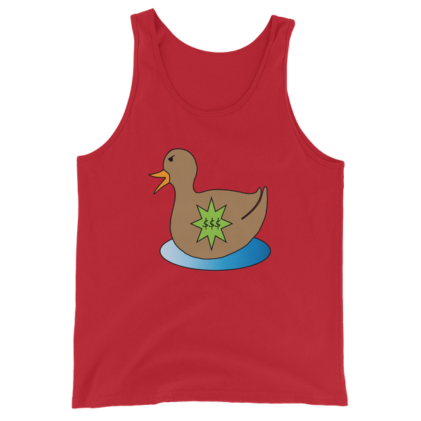 "Wealthy Duck" Tank Top (Black/White, Colors)