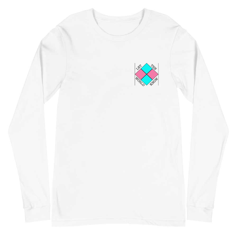 "Diamond Design" Long-Sleeve (Light Colors)