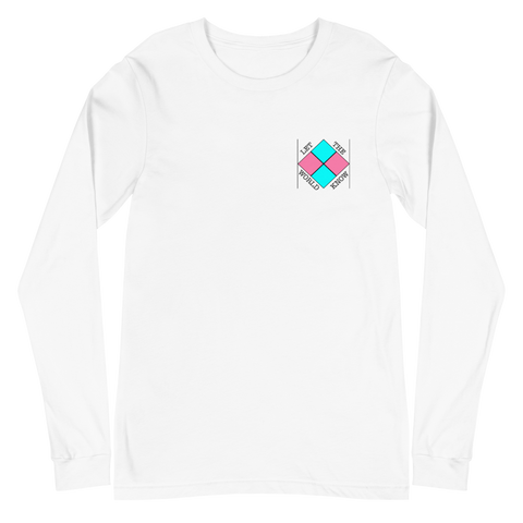 "Diamond Design" Long-Sleeve (Light Colors)